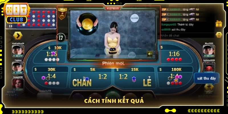 Phương pháp xác định kết quả trong Xóc Đĩa
